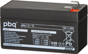 pbq 1.2-12-VdS 12V1.2AH蓄电池