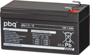 pbq 1.3-12 12V1.3AH蓄电池